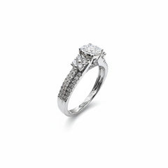 Anello Giorgio Visconti in Oro Bianco 18 KT e Diamanti Naturali ABX15276
