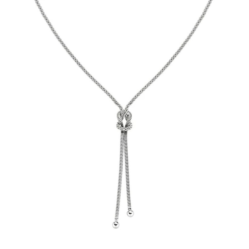 Collana Amen Nodo d'Amore in Argento 925 -