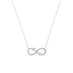 Collana Amen Diamond Infinito Con Zirconi Bianchi CLINPUBBZ