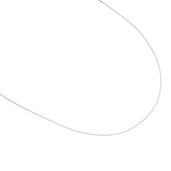 Stroili Poème 9K White Gold Rolo Chain 45 cm 1409657