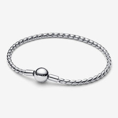 Pandora Bracelet with Spike Mesh and Ball Clasp