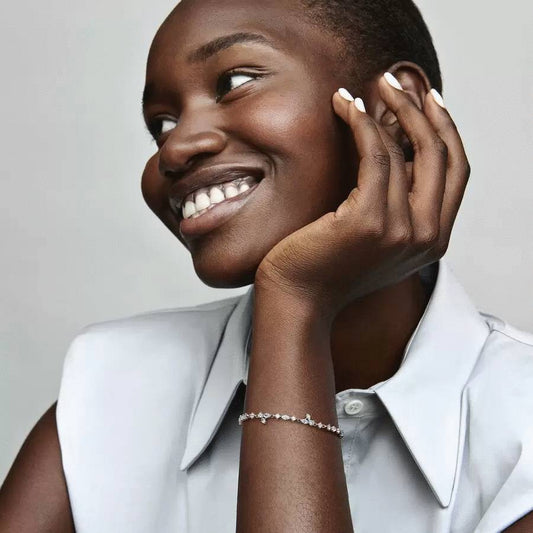Pandora Herbarium Petals And Luminous Stones Bracelet