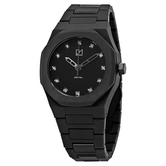 Orologio D1 Milano Crystal Nero