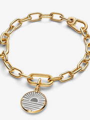 Pandora Medallion Alba Charm Pandora ME 14k Gold Plating
