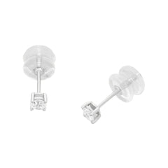 Orecchini Stroili Lobo Punto Luce Claire Oro Bianco 9 KT Cubic Zirconia 1412167