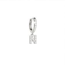 Rebecca Myn Initial N Single Earring