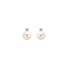 Orecchini Stroili Lobo Gabrielle Oro Bianco 9 KT Perla D'Acqua Dolce 6/6,5 mm 1413473