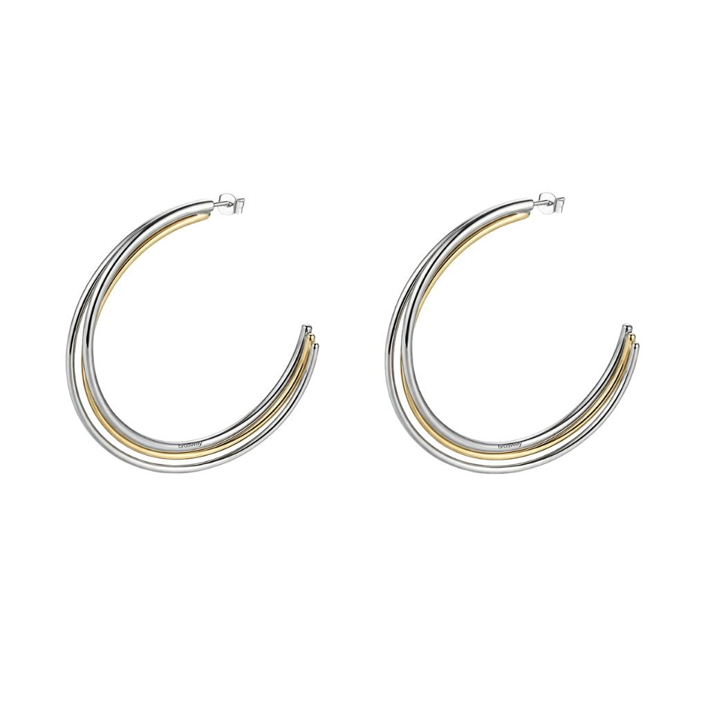 Orecchini Brosway Aura Cerchi Bicolore BAU32