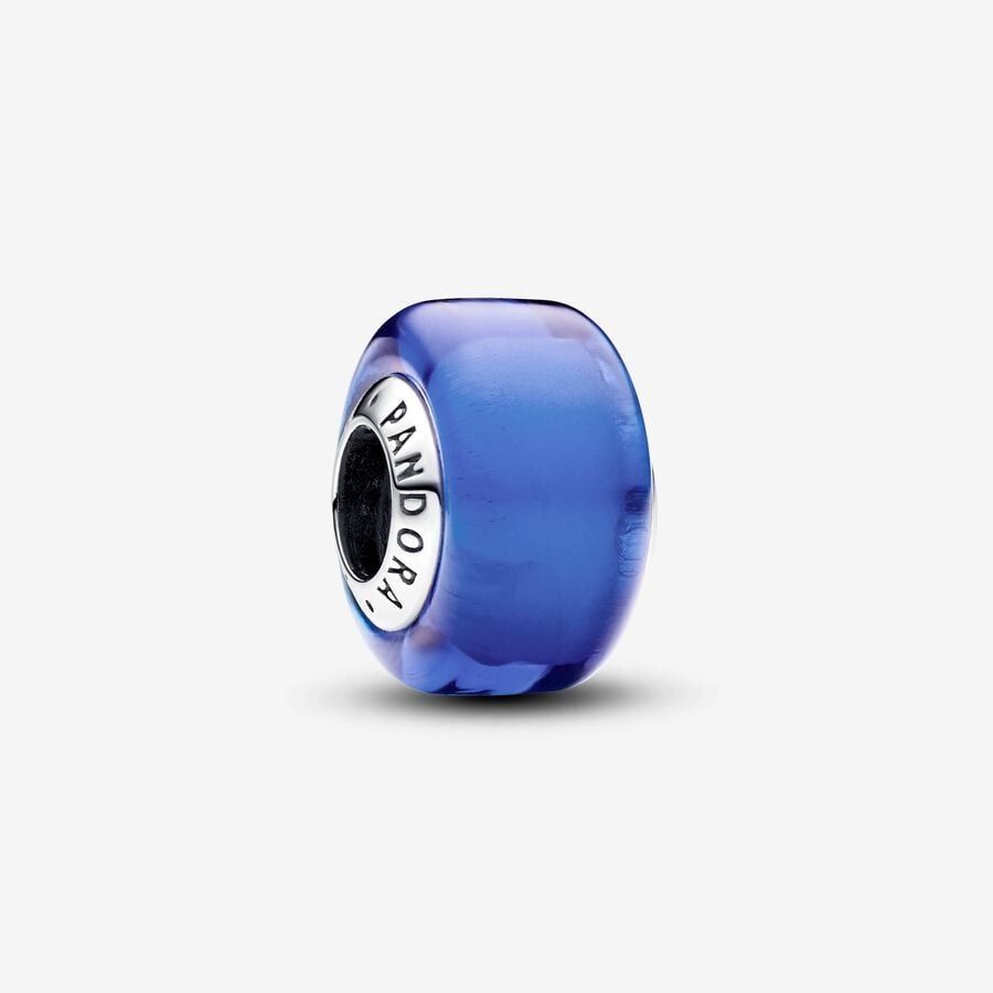 Charm Pandora Mini de cristal de Murano azul
