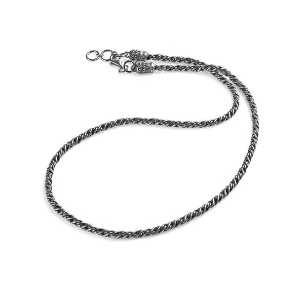 Collana Maria Cristina Sterling Coda di Volpe G3512