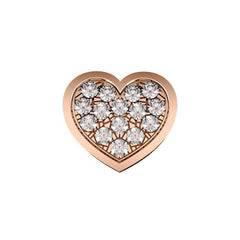 Charm Elements Cuore in Oro Rosa e Diamanti 0,05 ct DCHF9209.005