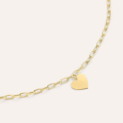 Bracciale Stroili Cuore Oro Giallo 9 KT 18 cm 1429152