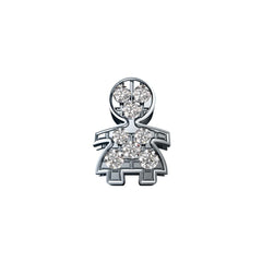 Charm Elements Adulto Donna in oro bianco e diamanti DCHF9185.003