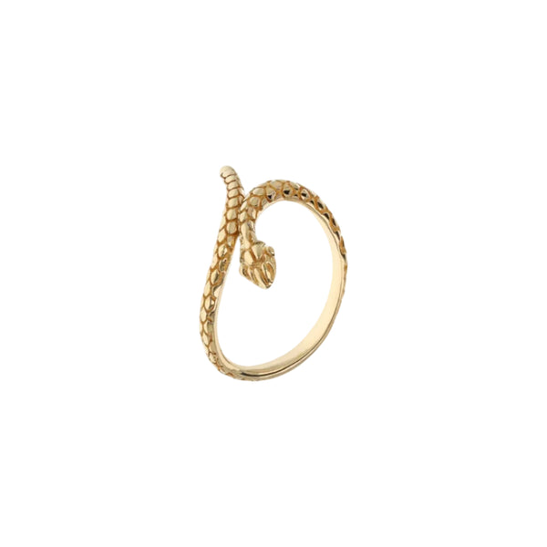 Anello Milor Gold Contrarié Snake Oro 375 Con Superficie Lavorata WSGD90591.YG