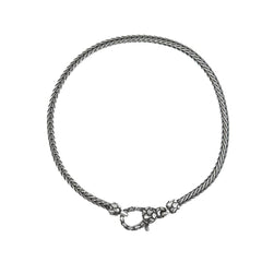 Albert M. Bracelet with Thin Foxtail Chain