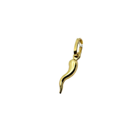 Small 18KT Yellow Gold Horn