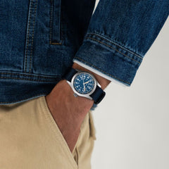 Orologio Hamilton Uomo Khaki Field Meccanico Blu H69439940