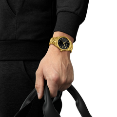 Orologio Tissot Ballade da Uomo Placcato Oro Giallo con Quadrante Nero T1564103305100