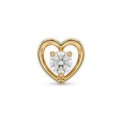 Charm Elements Cuore incanto con diamante ECF13856.001