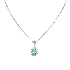 Amen Mini Royal Lady Necklace with Colored Zirconia