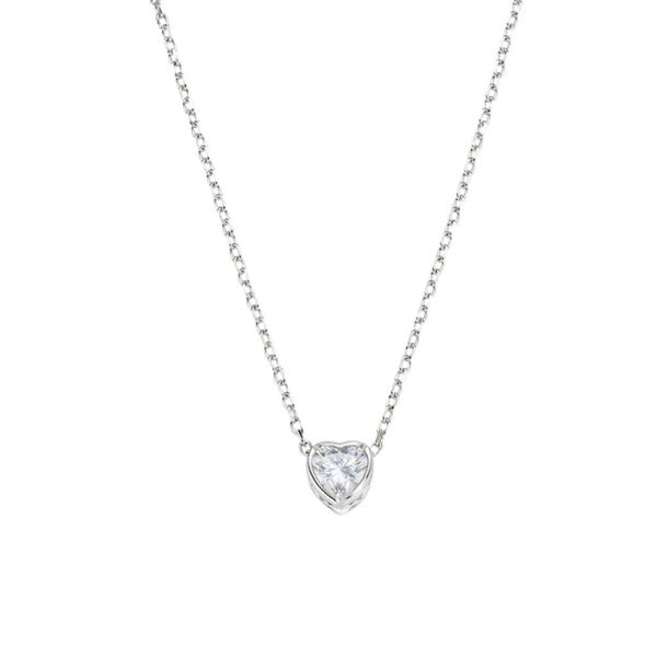 Collana Amen Amore Con Solitario A Cuore CLSHSBBZ5