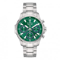 Bulova Marine Star Chrono Watch with Green Dial