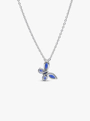Collana Pandora Farfalla Luminosa Blu 394232C01