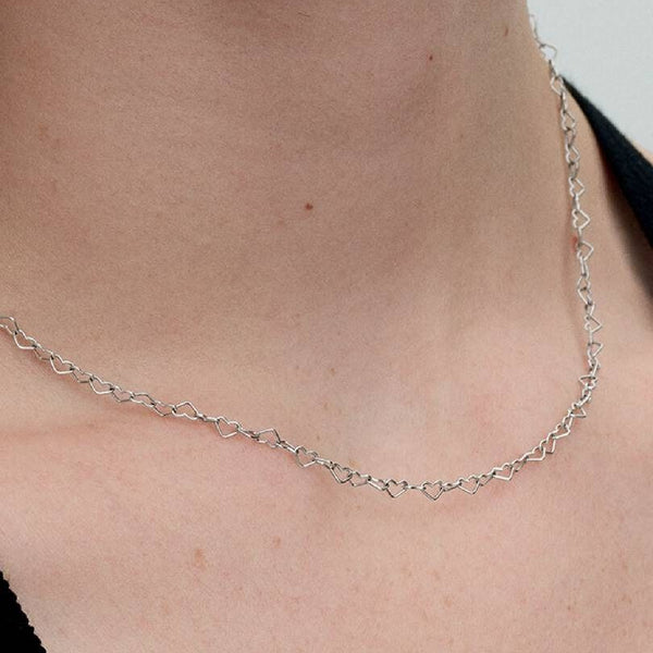 Collana Pandora Catena Di Cuori 393334C00