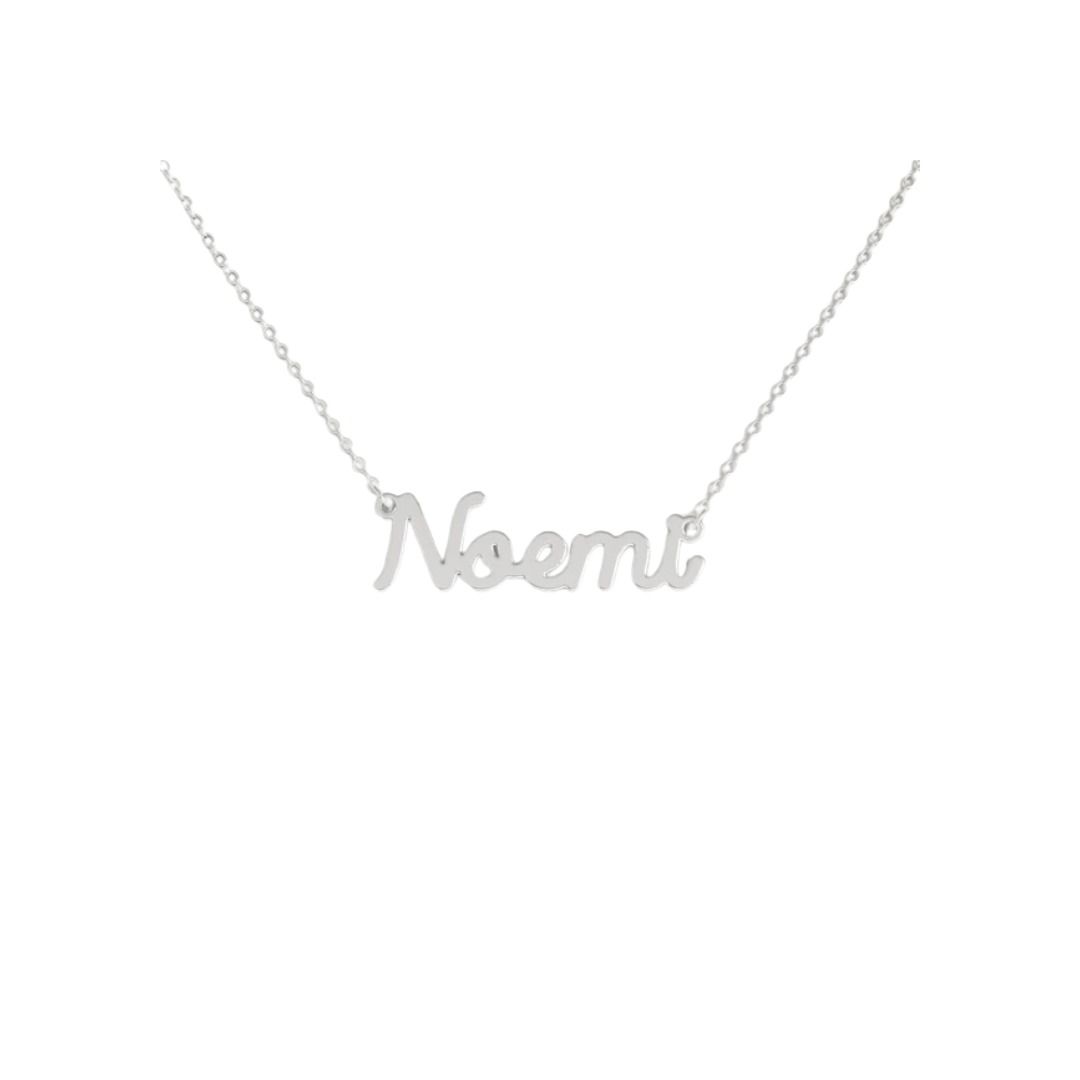 Collana Nome Noemi In Acciaio 316 -
