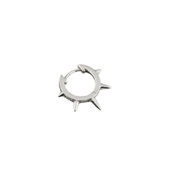 Nove25 Single Hoop Multispike Earring with Cubic Zirconia