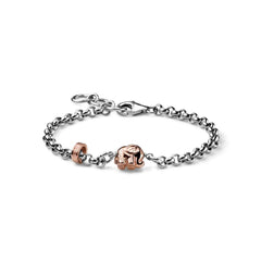 Maria Cristina Sterling Elephant Rose Bracelet