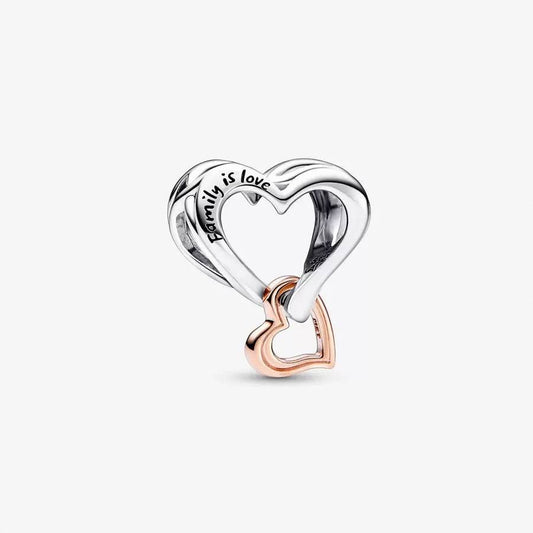 Charm Pandora Openwork Cuore Infinito "Familiy Is Love"