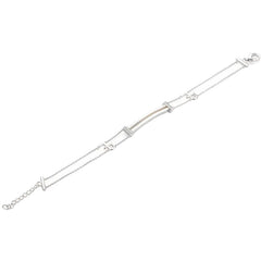 Pulsera modular de doble cadena Marcello Pane