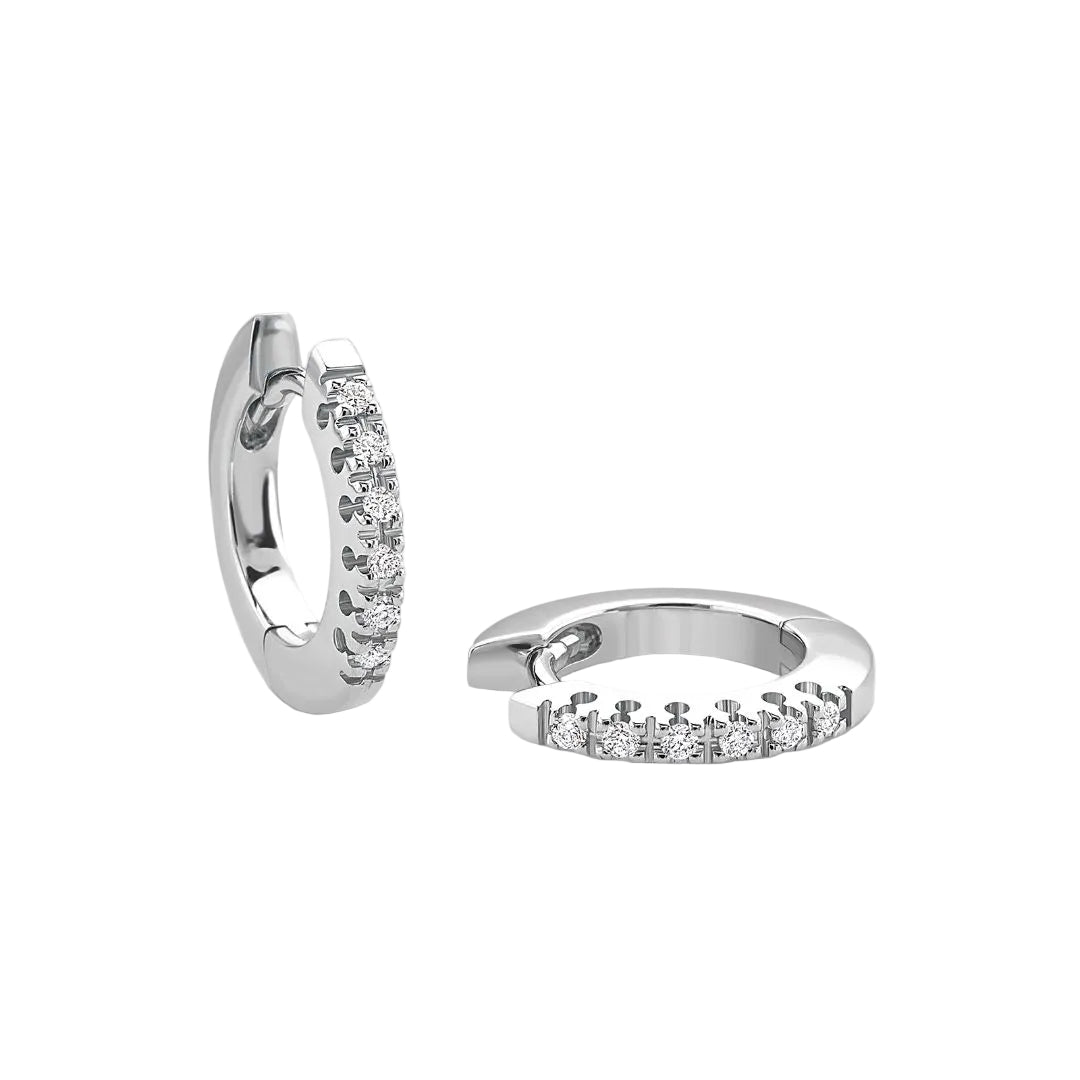 Giorgio Visconti White Gold and Diamond Headbands, 0.07 Ct.