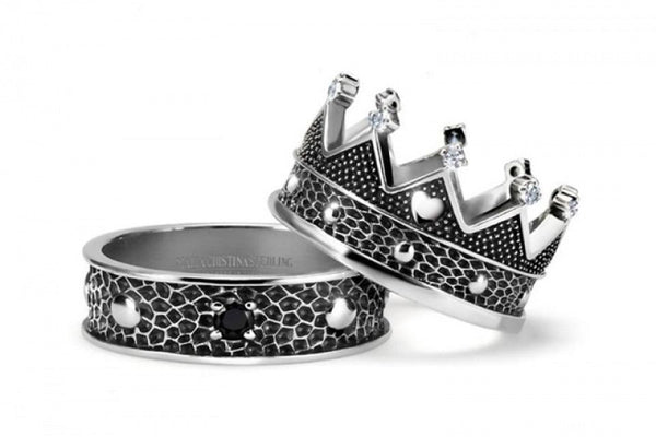 Anello Maria Cristina Sterling Corona Queen