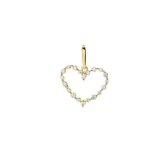 Ciondolo Stroili Cuore Poème Oro Giallo 9 KT Cubic Zirconia 1429089