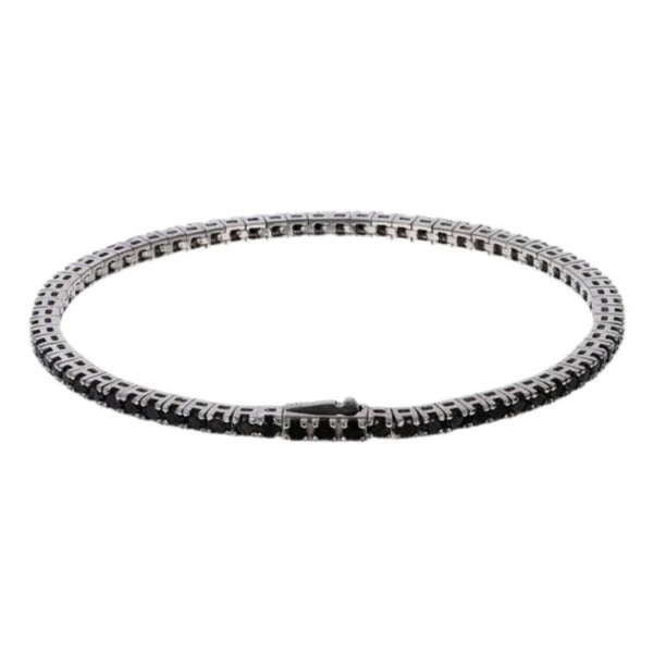 Bracciale Albert M. Tennis Con Cubic Zirconia Nera WSOX00568.RD.BLK