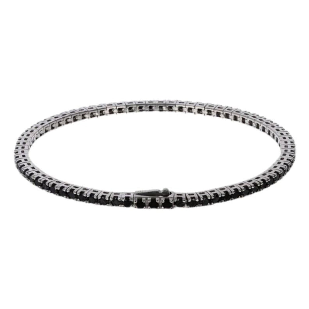 Bracciale Albert M. Tennis Con Cubic Zirconia Nera WSOX00568.RD.BLK