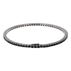 Bracciale Albert M. Tennis Con Cubic Zirconia Nera WSOX00568.RD.BLK