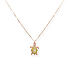 Collana Versari Tartaruga Smaltata Gialla C048