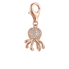 Bronzallure LUCKY CHARM - Ciondolo Polpo con Pavé di Cubic Zirconia WSBZ02673.OCT