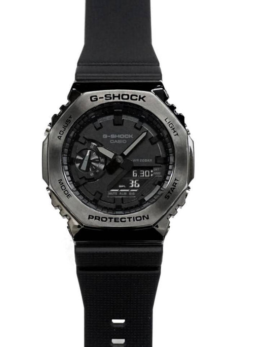 Orologio G-Shock da Uomo Con Cassa Ottagonale Brunita e Cinturino in Silicone