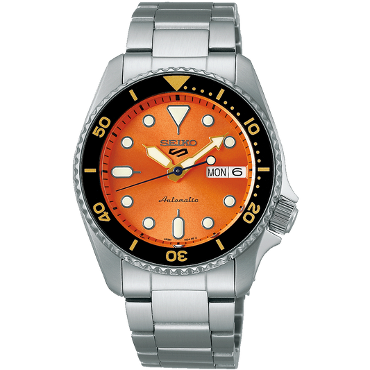 Orologio Seiko 5 Sports Automatico con Quadrante Arancio