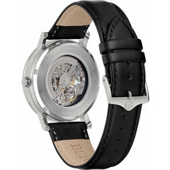 Orologio Bulova Clipper Skelethon Automatico Nero con Movimento a Vista 96A279