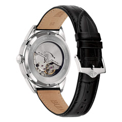 Reloj automático Bulova Sutton con correa de cuero para hombre