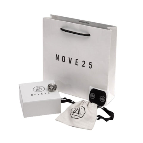 Anello Nove25 Chevalier Tondo Puntinato