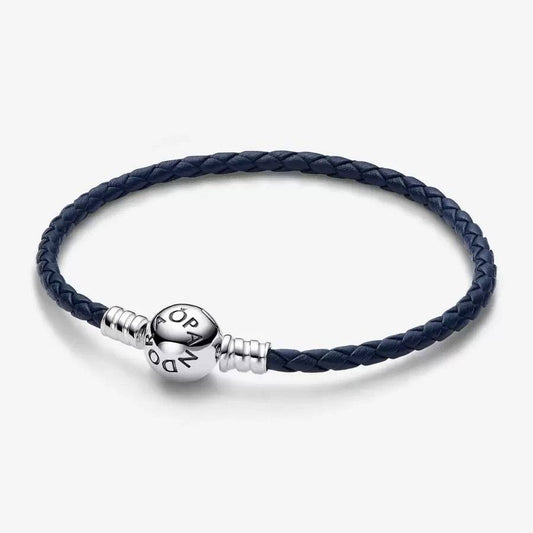 Pandora Blue Leather Bracelet