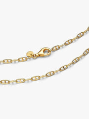 Collana Pandora Catena Maglia Ancora Rifinita In Oro 363899C00