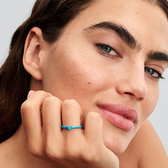 Pandora Turquoise Chakra Heart Pandora ME Ring
