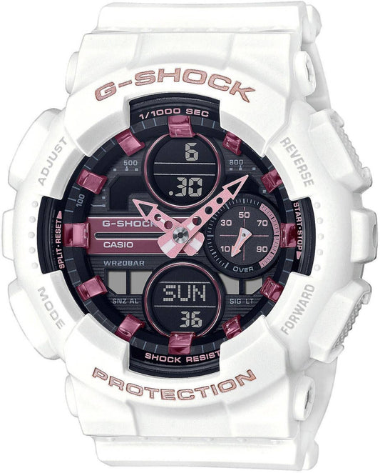 White and Pink G-Shock Watch